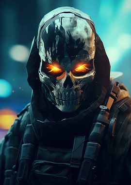 Futuristic Ghost Soldier