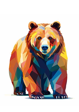 Bear Animal Pop Art