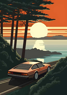 Retrowave BMW M1