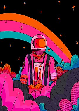 Rainbow Astronaut