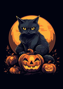 Halloween Black Cat