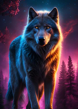 astral neonlit werewolf