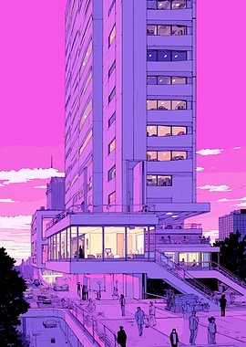 Lofi Pink Retro
