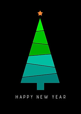 Happy New Year abstract