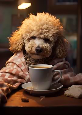 Poodle Dog Coffee Animal
