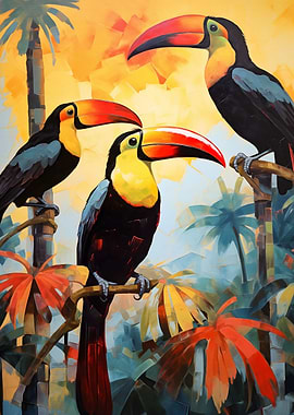 Tropical Harmony Toucans