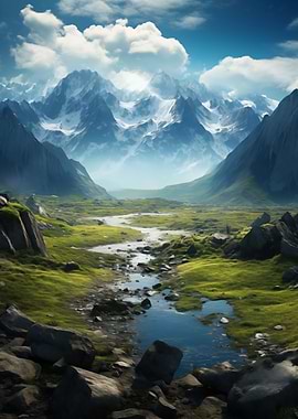 Creek Mountain Valley