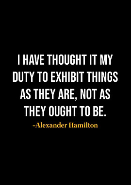 Alexander Hamilton Quotes