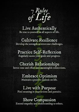 7 rules of life