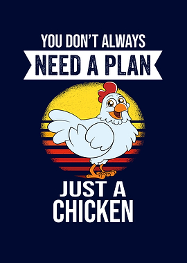 Funny Chicken Cute Chicken