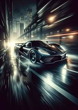 Super sport car aesthetic