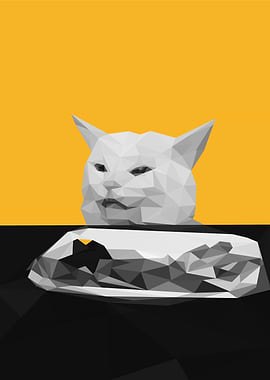 woman yelling at a cat 2