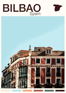 BILBAO TRAVEL POSTER