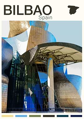 BILBAO TRAVEL POSTER