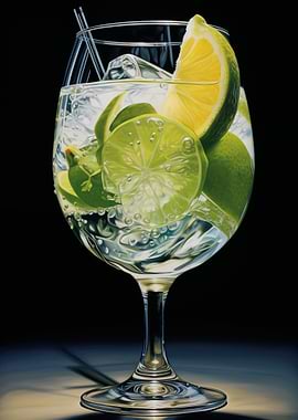 Gin Tonic Cocktail