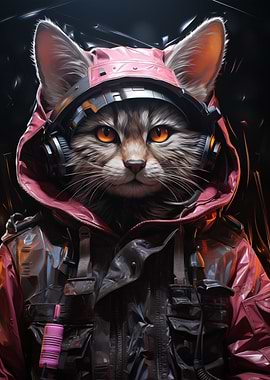 Cyberpunk Cat