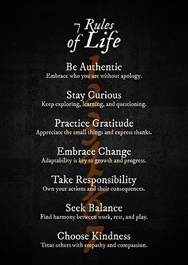 7 rules of life