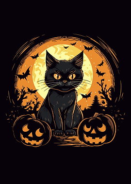 Halloween Black Cat