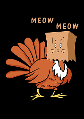 Fake Cat Meow Thanksgiving