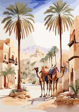 The camel and the ancient