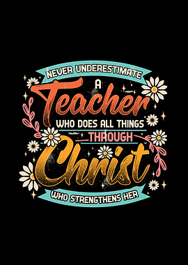 Teacher Christ Strenghtens