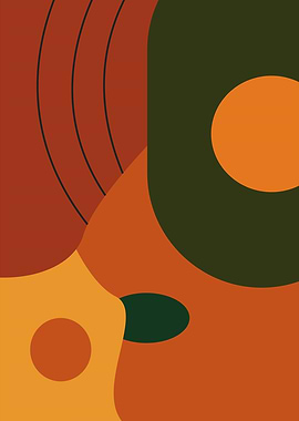 colorful modern wall art