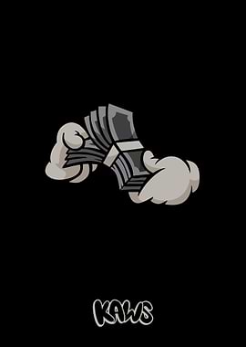 Kaws hand
