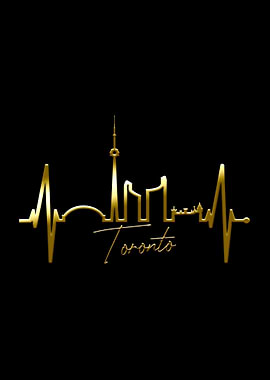 Toronto Skyline Heartbeat