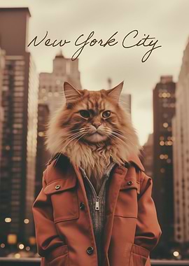 New York City Cat Fashion