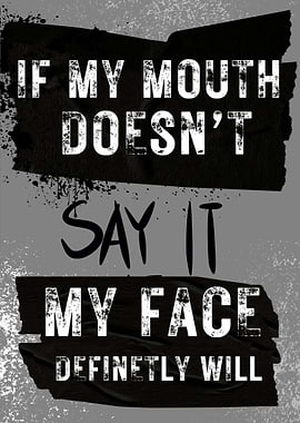 Sarcastic quote Grunge