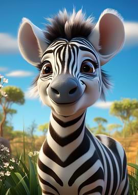 Baby zebra