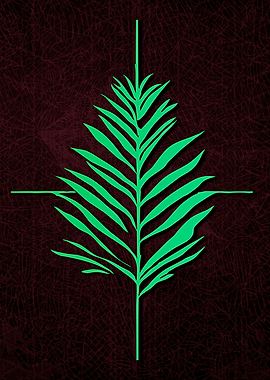 Abstract Strange Leaves