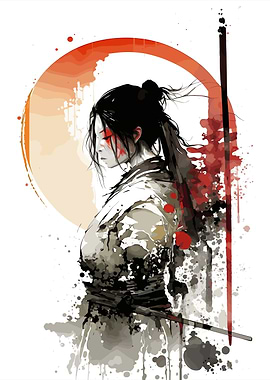 Mythical Asian Samurai