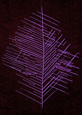 Abstract Strange Leaves