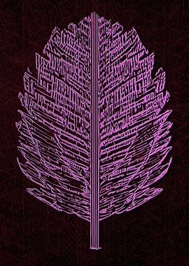 Abstract Strange Leaves