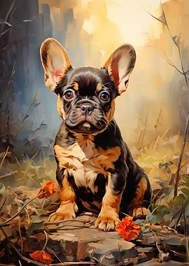 Frenchie black and tan