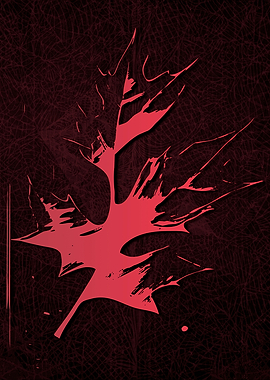 Abstract Strange Leaves