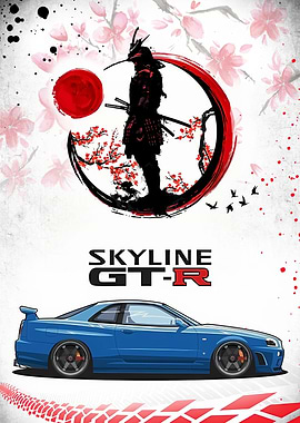 Jdm Cars Samurai' Posters | ALEX SHINDER | Displate