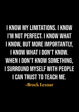 Brock Lesnar Quotes