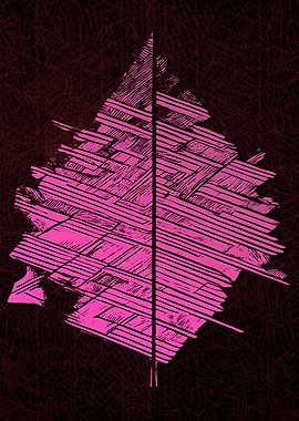 Abstract Strange Leaves