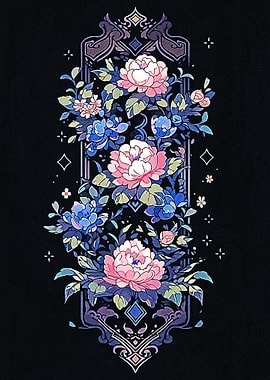 Flower Art Vintage