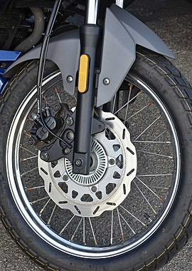 Motorbike front wheel 02