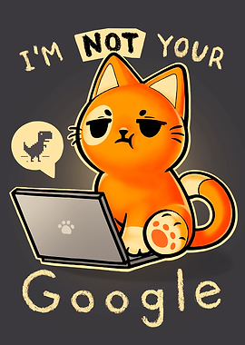 Not your Google Laptop Cat