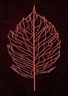 Abstract Strange Leaves