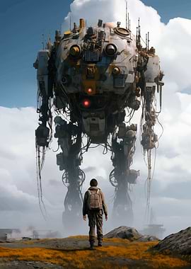 Explorer finds giant robot