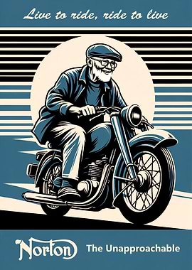 Vintage Norton Motorcycle