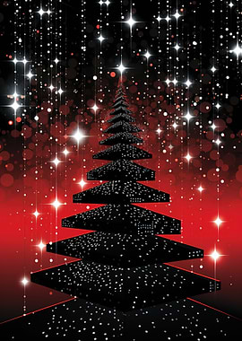 Abstract Christmas Tree