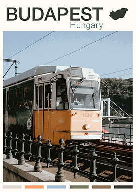 BUDAPEST TRAVEL POSTER