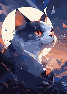 Anime GeoCharm Kitty