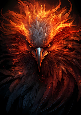 Mystical Phoenix Bird